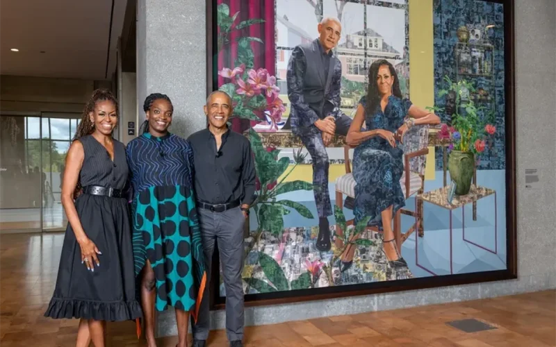 The Nollywood plot nobody wrote: a Nigerian artist, the Obamas, and a wall that lasts forever