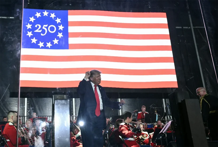 The US is turning 250 – and Trump is making it all about him